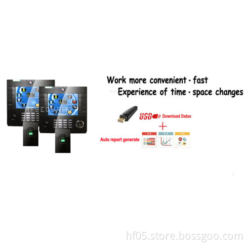 HF-ICLOCK3800 Biometric Colored Screen Attendance Systems